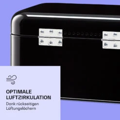 Delaware Brotkasten Metall 30 X 16 X 20,5 Cm Klappdeckel Lüftungslöcher -Einrichtungsgeschäft 10039910 de 0005 logo