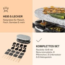 Steaklette Raclette Raclette-Grill Mit Zubehör Für 8 Personen -Einrichtungsgeschäft 10039925 de 0004 logo