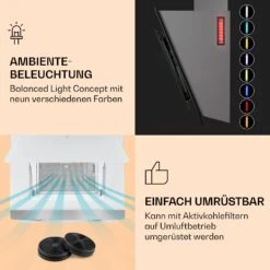 >Aurora Eco 60 Dunstabzugshaube 550 M³/h 60cm Kopffrei Ambientelicht EEC A+ 11 >Aurora Eco 60 Dunstabzugshaube 550 M³/h 60cm Kopffrei Ambientelicht EEC A+ -Einrichtungsgeschäft 10039928 de 0004 logo