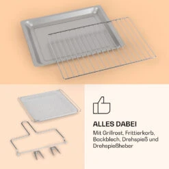 Vigor Air Heißluftfritteuse 1800 W 30 Liter 18 Programme -Einrichtungsgeschäft 10039940 de 0007 logo