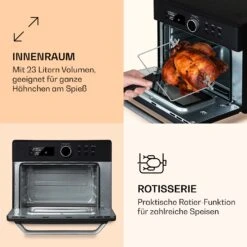 Prime Air Heißluftfritteuse 1500W 23l Timer 8 Programme -Einrichtungsgeschäft 10040025 de 0005 logo