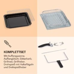 Prime Air Heißluftfritteuse 1500W 23l Timer 8 Programme -Einrichtungsgeschäft 10040025 de 0006 logo