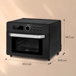 Prime Air Heißluftfritteuse 1500W 23l Timer 8 Programme -Einrichtungsgeschäft 10040025 yy 0007 dimensions