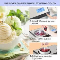 Dolce Bacio Smart Eiscremebereiter Yogurtmaker Kompressor 2 Liter WiFi Touch Edelstahl -Einrichtungsgeschäft 10040048 de 0004 logo