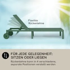 Lucca Lounger Liegestuhl Polyester Aluminium 4-Stufen -Einrichtungsgeschäft 10040076 de 0002 usp