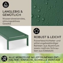 Lucca Lounger Liegestuhl Polyester Aluminium 4-Stufen -Einrichtungsgeschäft 10040076 de 0003 usp