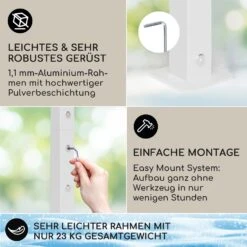 Blumfeldt La Rochelle Gazebo Schrägdach UV 50+ Aluminium Polyester -Einrichtungsgeschäft 10040099 de 0003 logo