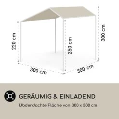 Blumfeldt La Rochelle Gazebo Schrägdach UV 50+ Aluminium Polyester -Einrichtungsgeschäft 10040099 de 0004 logo