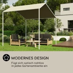 Blumfeldt La Rochelle Gazebo Schrägdach UV 50+ Aluminium Polyester -Einrichtungsgeschäft 10040099 de 0005 logo