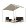 Blumfeldt La Rochelle Gazebo Schrägdach UV 50+ Aluminium Polyester