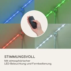 Blumfeldt Bayonne Sonnenschirm 130 X 180 Cm Polyester UV 50 Solar LED -Einrichtungsgeschäft 10040104 de 0003 logo