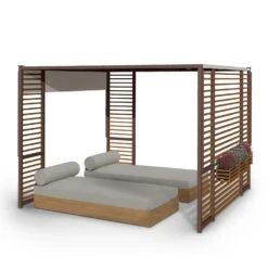 Valence Gazebo 3x3 M UV50+ Wasserabweisend LED-Solar-Beleuchtung Solar-Panel