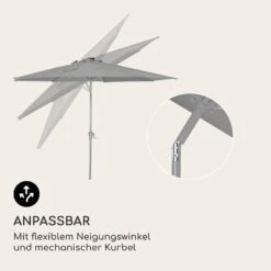 Blumfeldt Calais Sonnenschirm LED Aluminium-Rahmen Polyester-Bespannung UV 50 -Einrichtungsgeschäft 10040120 de 0004 logo