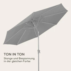 Blumfeldt Calais Sonnenschirm LED Aluminium-Rahmen Polyester-Bespannung UV 50 -Einrichtungsgeschäft 10040120 de 0008 logo