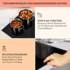 Victoria 5 Flex Induktionskochfeld Einbau 7400W 2 Flexzonen Timer -Einrichtungsgeschäft 10040203 de 0004 usp