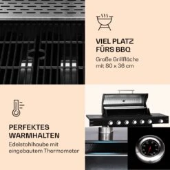 Valdosta 6.1 Gasgrill 6+1 Brenner 19,3 KW Gesamtleistung 10 Valdosta 6.1 Gasgrill 6+1 Brenner 19,3 KW Gesamtleistung -Einrichtungsgeschäft 10040269 de 0003 logo