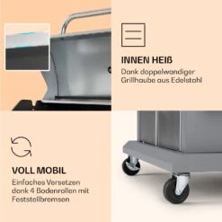 Lucifer 4 Gasgrill 4 X 3,6 KW Brenner 69x45cm Grill Edelstahl Mobil -Einrichtungsgeschäft 10040281 de 0006 logo