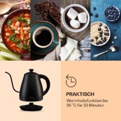 Garcon Wasserkocher 1L 2000W Warmhaltefunktion Schwanenhals Edelstahl -Einrichtungsgeschäft 10040347 de 0006 logo