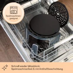 Crisp-Pro Heißluftfritteuse Air Fryer 1400W 3,5 Ltr 8 Programme Timer -Einrichtungsgeschäft 10040701 de 0004 logo