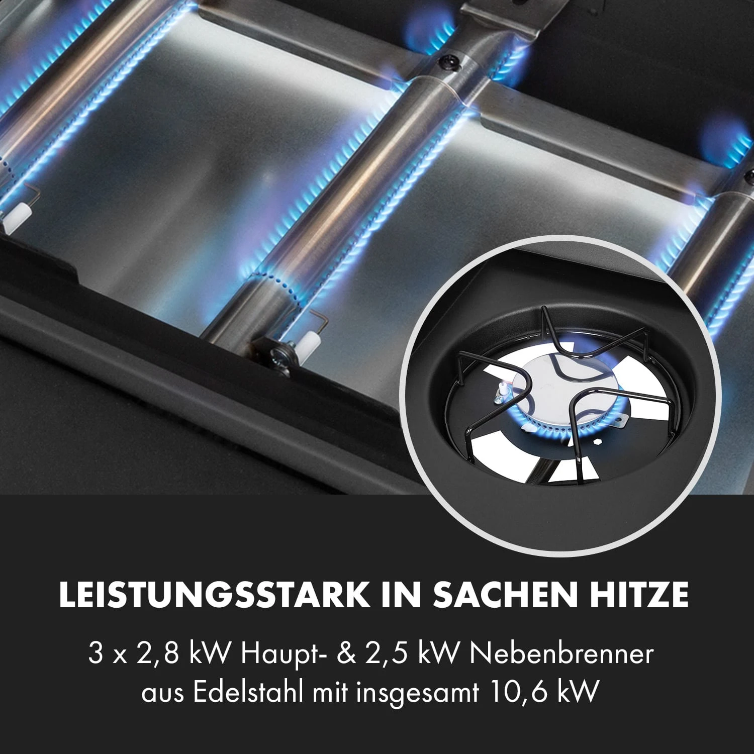 Valdosta 3.1 Gasgrill 3 X 2,8 KW + 2,5 KW Brenner Edelstahl Mobil 5 Valdosta 3.1 Gasgrill 3 X 2,8 KW + 2,5 KW Brenner Edelstahl Mobil – Bild 5