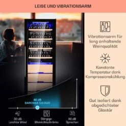 Barossa 123 Duo Weinkühlschrank 123 Fl 226 Ltr 2 Zonen Touch-Steuerung -Einrichtungsgeschäft 10040721 de 0004 usp