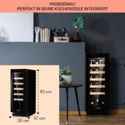 Vinovilla 20 Built-In Weinkühlschrank 50l / 20 Flaschen Glastür Edelstahl -Einrichtungsgeschäft 10040729 de 0006 logo
