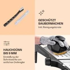 Mandoline Küchenhobel Inkl. Wellenschnitt Edelstahl 1 Bis 9 Mm Julienne-Schneider -Einrichtungsgeschäft 10040836 de 0004 logo