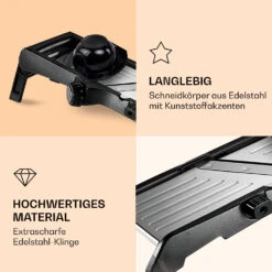 Mandoline Küchenhobel Edelstahl 1 Bis 9 Mm Julienne-Schneider -Einrichtungsgeschäft 10040840 de 0003 logo