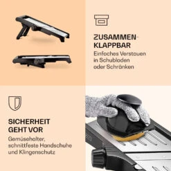 Mandoline Küchenhobel Edelstahl 1 Bis 9 Mm Julienne-Schneider -Einrichtungsgeschäft 10040840 de 0004 logo