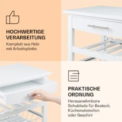 Louisiana Servierwagen Küchenwagen 5 Etagen Holz Handtuchhalter Mobil -Einrichtungsgeschäft 10041122 de 0005 logo