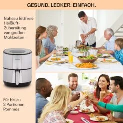 Klarstein Crisp-Pro 4,3L Air Fry Stainless Steel -Einrichtungsgeschäft 10041145 de 0005 logo