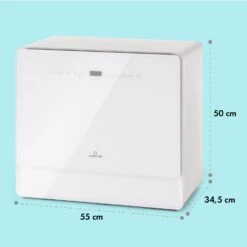 Emerald 5 Slim Geschirrspüler Freistehend 7 Programme Touch-Control -Einrichtungsgeschäft 10041185 yy 0007 dimensions