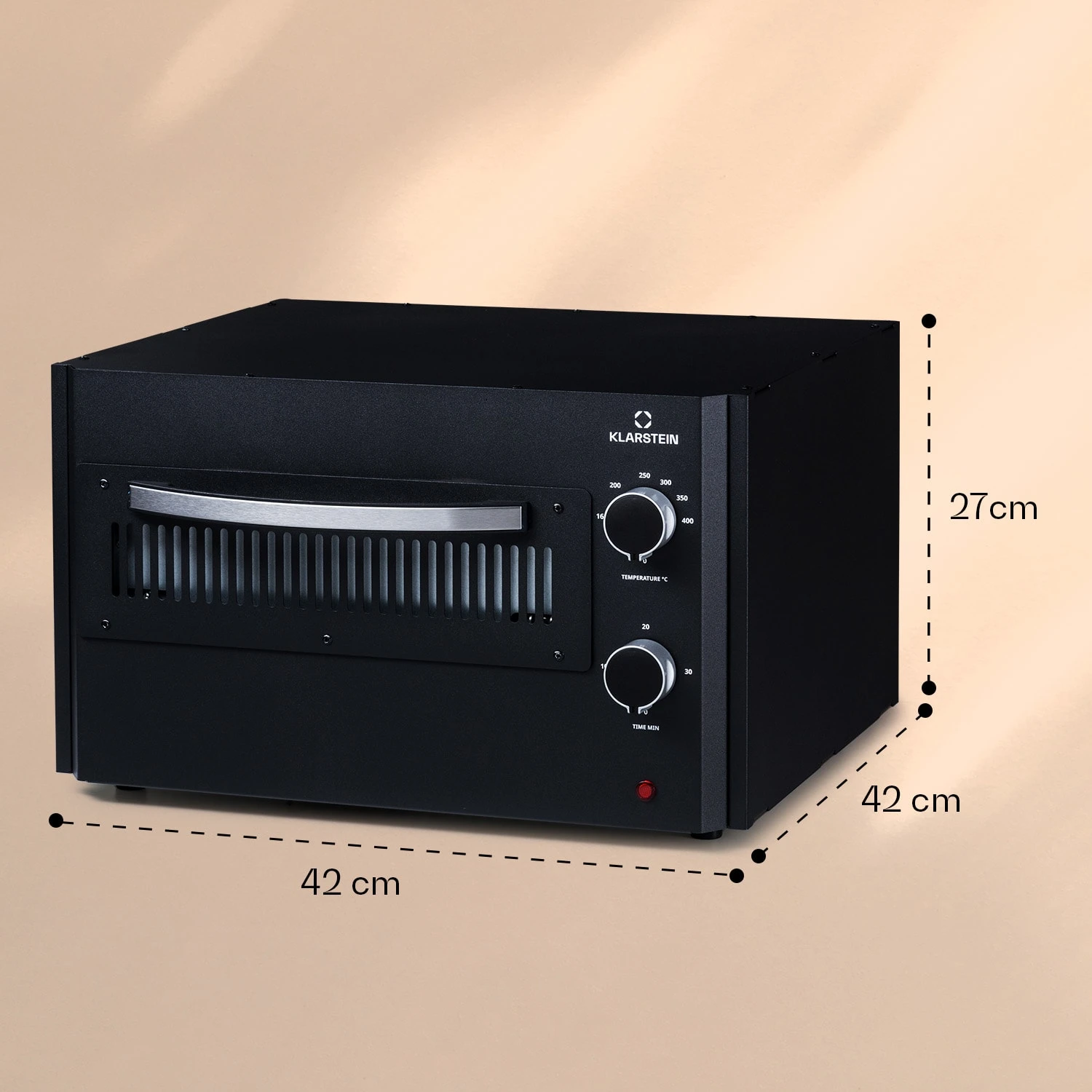 Arezzo Pizza-Ofen Herausnehmbarer Pizza-Stein Stahlgehäuse 1770 W 160 - 400 °C 6 Arezzo Pizza-Ofen Herausnehmbarer Pizza-Stein Stahlgehäuse 1770 W 160 - 400 °C – Bild 6