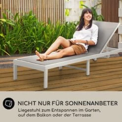 Lucca Lounger Liegestuhl Polyester Aluminium 4-Stufen 11 Lucca Lounger Liegestuhl Polyester Aluminium 4-Stufen -Einrichtungsgeschäft 10041231 de 0006 usp