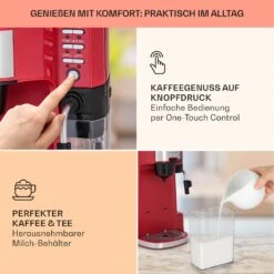Baristomat 2-in-1-Heißgetränkeautomat Kaffee Tee Milchschaum -Einrichtungsgeschäft 10041305 de 0003 usp