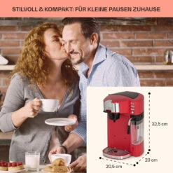 Baristomat 2-in-1-Heißgetränkeautomat Kaffee Tee Milchschaum -Einrichtungsgeschäft 10041305 de 0005 usp
