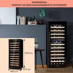 Barossa 73 Duo Weinkühlschrank 2 Zonen 192 Ltr 73 Fl Touch-Display -Einrichtungsgeschäft 10041308 de 0006 logo