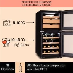 El Dorado 89 Käse & Weinkühlschrank 2 Zonen Touch 89L LED 11 El Dorado 89 Käse & Weinkühlschrank 2 Zonen Touch 89L LED -Einrichtungsgeschäft 10041310 de 0004 logo