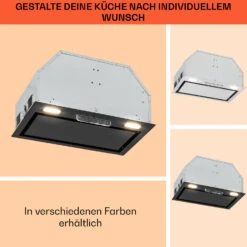 Camila Dunstabzugshaube Einbau 52 Cm 397 M³/h LED Touch Edelstahl -Einrichtungsgeschäft 10041345 de 0008 usp