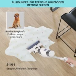 Caswell Nass-/Trockensauger Kabellos Akkubetrieben LED-Display -Einrichtungsgeschäft 10041366 de 0004 usp