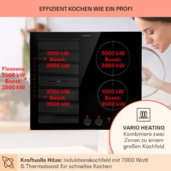 Magnichef 4 Flex Einbaukochfeld Induktion 4 Zonen / Flexzone 7000W Glaskeramik -Einrichtungsgeschäft 10041381 de 0003 usp