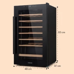 Barossa 32 Uno Weinkühlschrank 1 Zone 95 Liter / 36 Flaschen Touch-Display -Einrichtungsgeschäft 10041395 yy 0008 dimensions