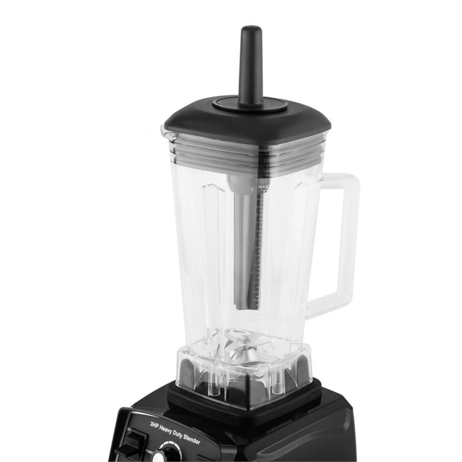 Herakles 2G Standmixer Schwarz Mit Cover 1200W 1,6 PS 2 Liter BPA-frei 2 Herakles 2G Standmixer Schwarz Mit Cover 1200W 1,6 PS 2 Liter BPA-frei – Bild 2