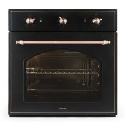Vilhelmine Und Lumio Primo Set Backofen Dunstabzugshaube Schwarz -Einrichtungsgeschäft 60001856 yy 0004 front Klarstein Vilhelmine Backofen Einbau 55l