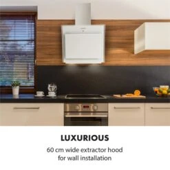 Sabia 60 Dunstabzugshaube | 60cm | 600 M³/h | Energieeffizienzklasse A | Inklusive 2 X Aktivkohlefilter -Einrichtungsgeschäft 60002217 yy 0003 logo Klarstein Sabia 60 Dunstabzugshaube