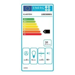 Purista Dunstabzugshaube Umluftset 60cm 190 M³/h 2 Aktivkohlefilter -Einrichtungsgeschäft 60002303 yy 0002 titel energy label