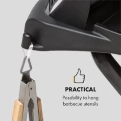 Parforce Duo Gasgrill 2 Brenner 4,4kW 15000BTU 300°C Gasschlauch Grau -Einrichtungsgeschäft 60002434 yy 0012 logo Klarstein Parforce Stand Grilltisch Zubehoer