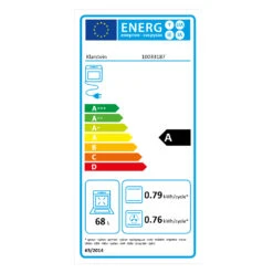 Kalahari Delicatessa Einbau-Ofen-Set Induktion 7000W 68Ltr Schwarz Edelstahl -Einrichtungsgeschäft 60002585 energy label
