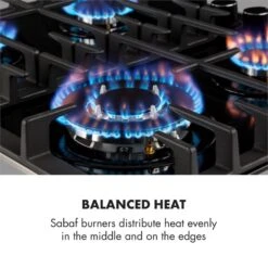 Kalahari Ignito Einbau-Ofen-Set Elektro / Gas 68Ltr Schwarz Edelstahl 19 Kalahari Ignito Einbau-Ofen-Set Elektro / Gas 68Ltr Schwarz Edelstahl -Einrichtungsgeschäft 60002586 yy 0008 logo Klarstein Ignito 4 Zonen Gaskochfeld schwarz