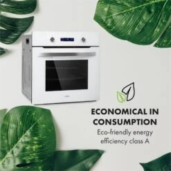 Gusteau Remy Einbau-Set Backofen + Einbau-Haube 2950W Weiß Edelstahl -Einrichtungsgeschäft 60002591 yy 0006 logo Klarstein Gusteau Elektrischer Einbaubackofen weiss